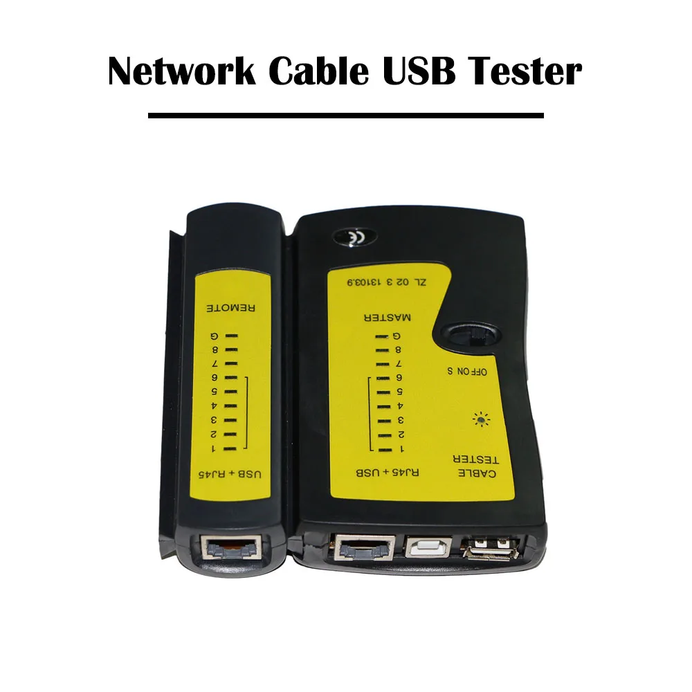 Тестер сетевого кабеля USB RJ11/RJ45 A B Cat 5e 6 разъем Мама мама сетевой соединитель