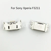 10 100pcs micro usb 5pin mini connector mobile charging port for sony xperia f3211 f3212 c6xau ultra f3213 f3215 charge dock