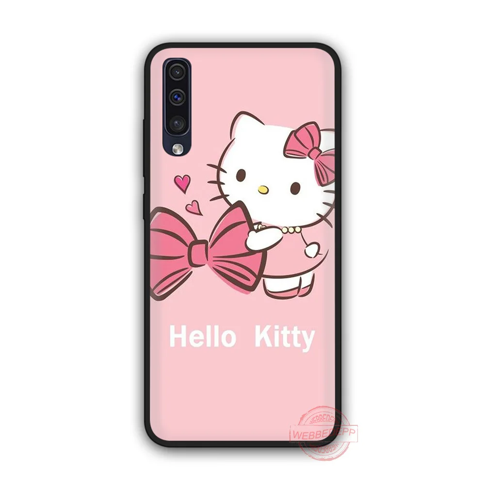 5 WEBBEDEPP Hello kitty Мягкий чехол для телефона для samsung A10S A6 7 8 9 A10 20 A40 A50 A60 A70S M10 M20 30 - Цвет: 5