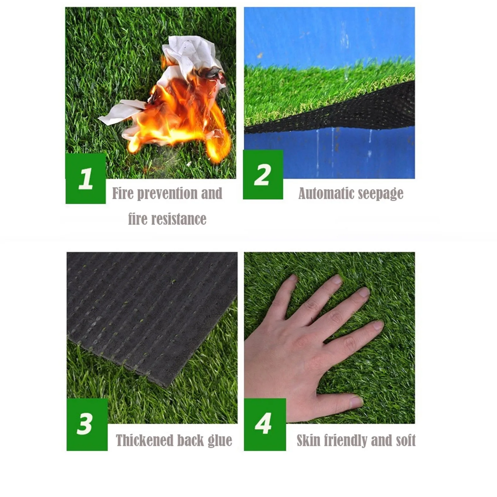 

Garden Outdoor Artificial Lawn Turf Grass Carpet Plastic DIY Artificial Balcony School Green Yard Lawn Cesped Artificial Jardin