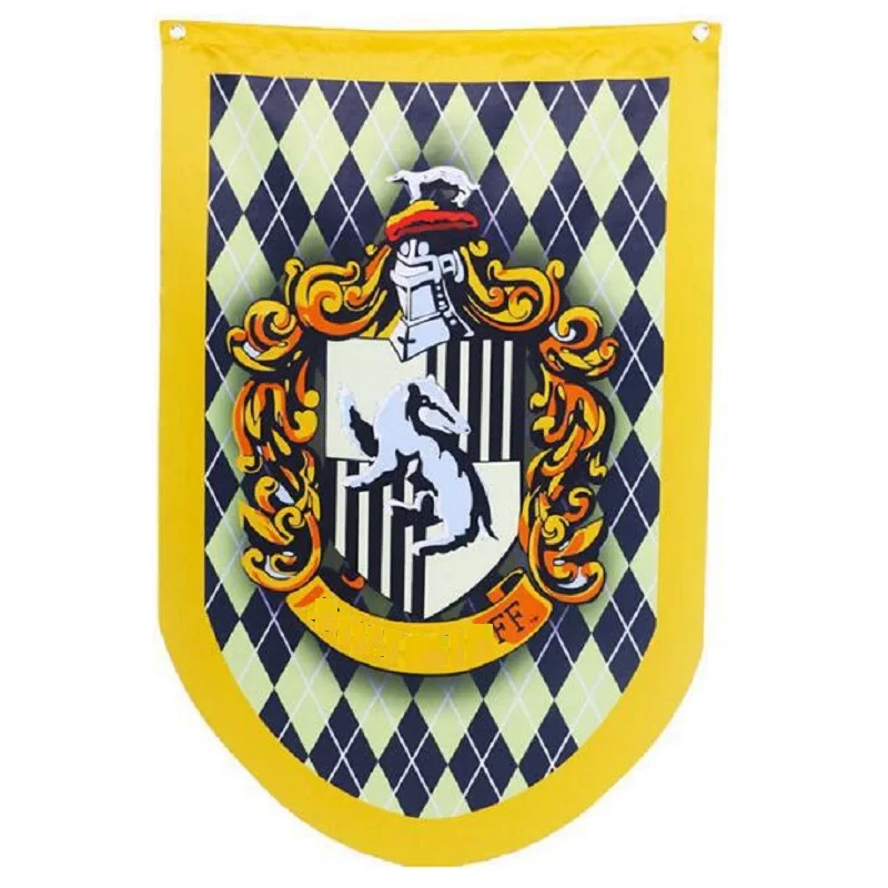 Волшебный школьный баннер в стиле Гарр Поттера 45*75 см Круглый флаг украшение