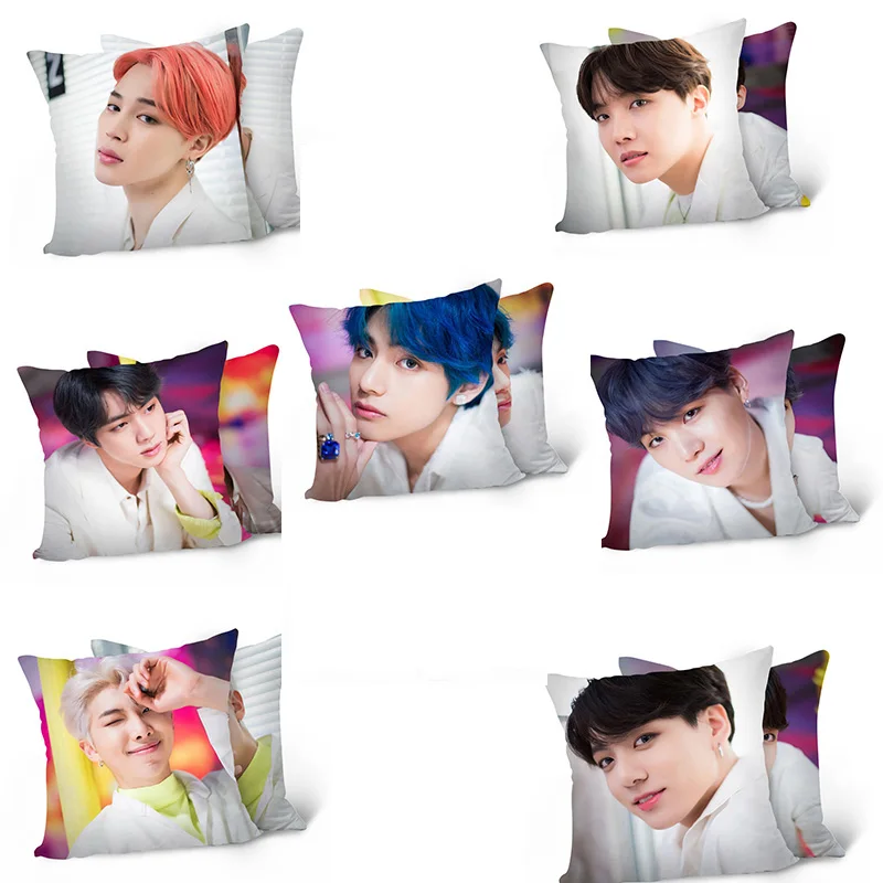 Kpop Bangtan мальчики мальчик с Luv картой душа Persona JIMIN JIN SUGA JUNG KOOK наволочка Подушка Чехол