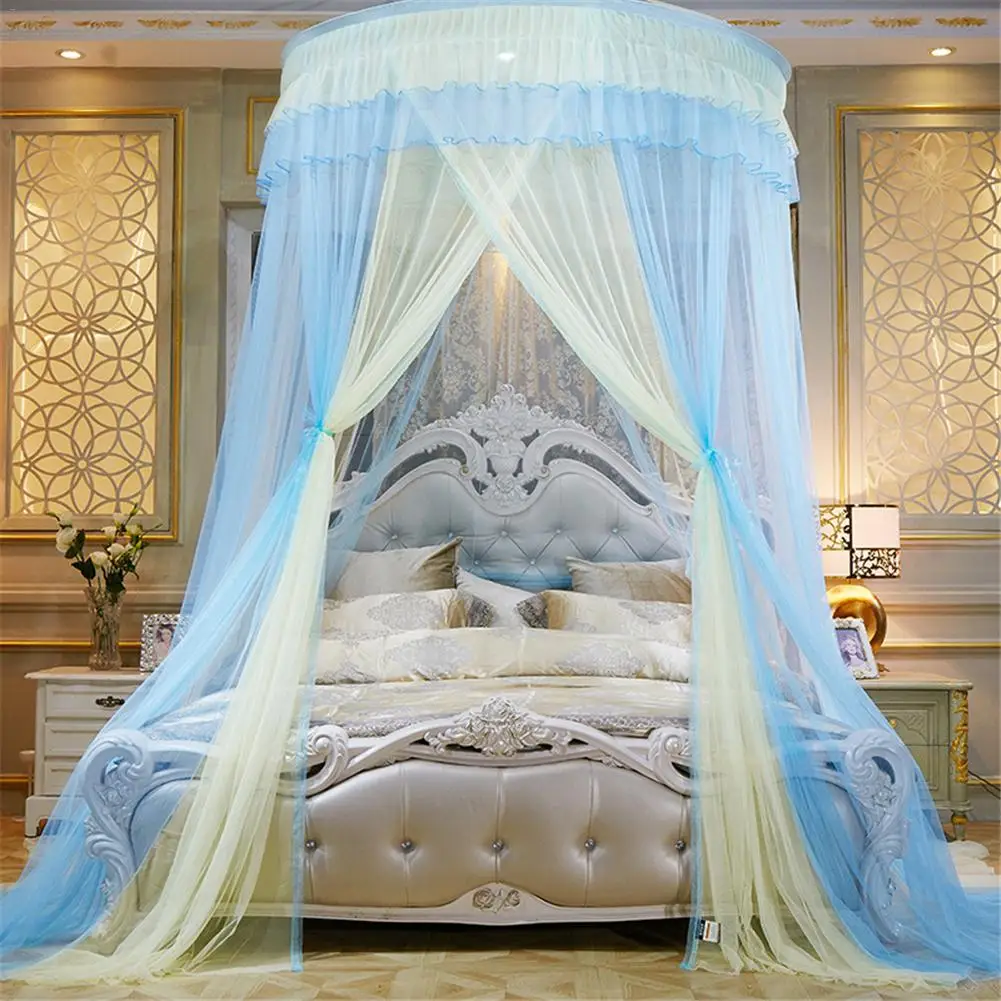 41 элегантная купольная москитная сетка на лето из полиэстера сетчатая ткань