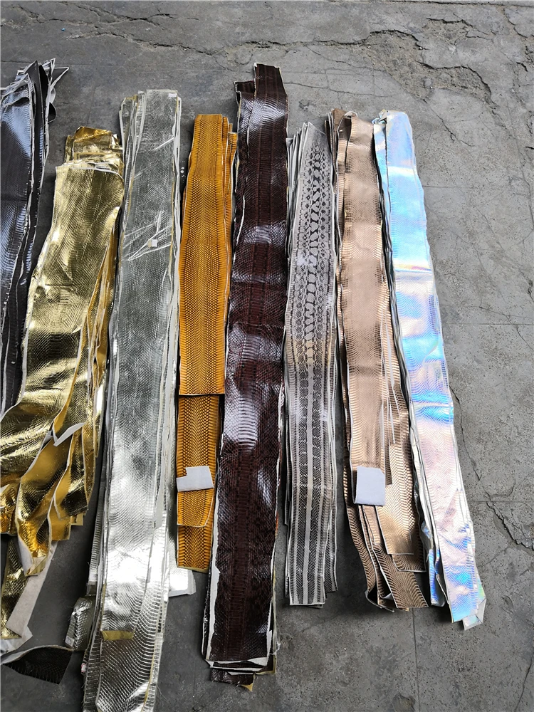 Сделай сам 14 цветов натуральная змеиная кожа ткань с инструментами ручной работы