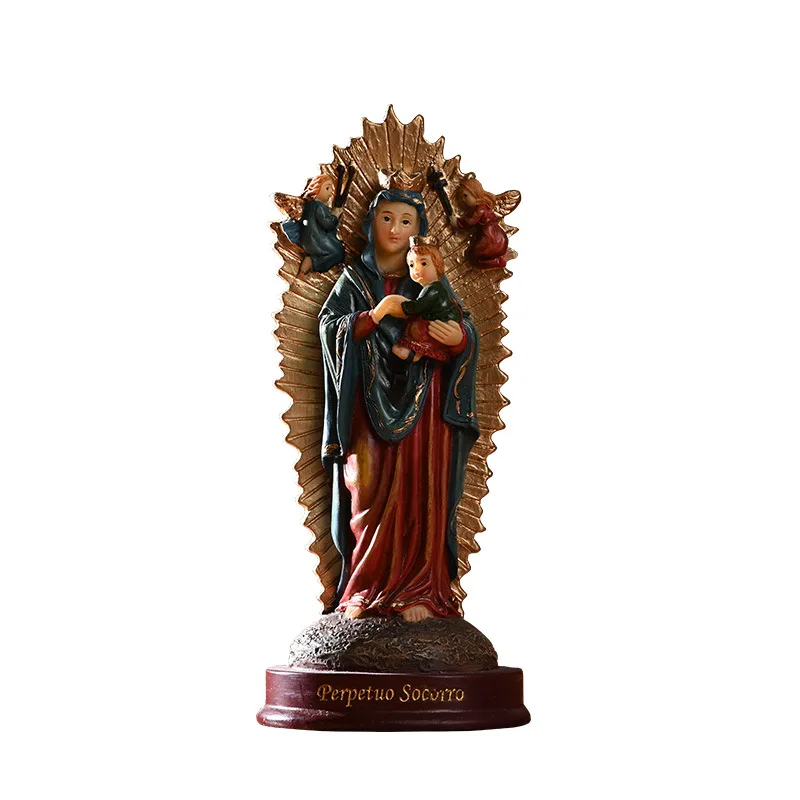 

Дева Мария, католические реликвы, вечное Сокорро, статуя домашнего персонажа, украшения из смолы