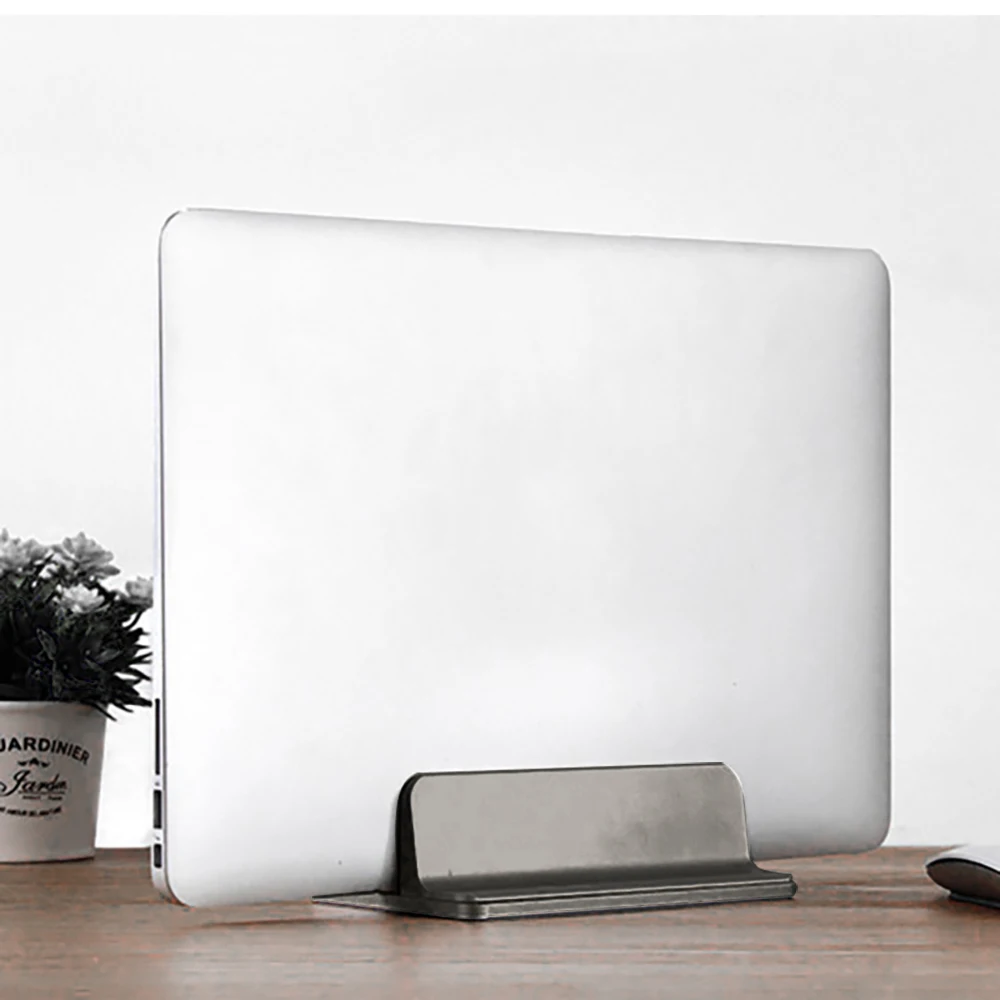 Популярная Алюминиевая Подставка для ноутбука Macbook Air Pro устойчивая Вертикальная