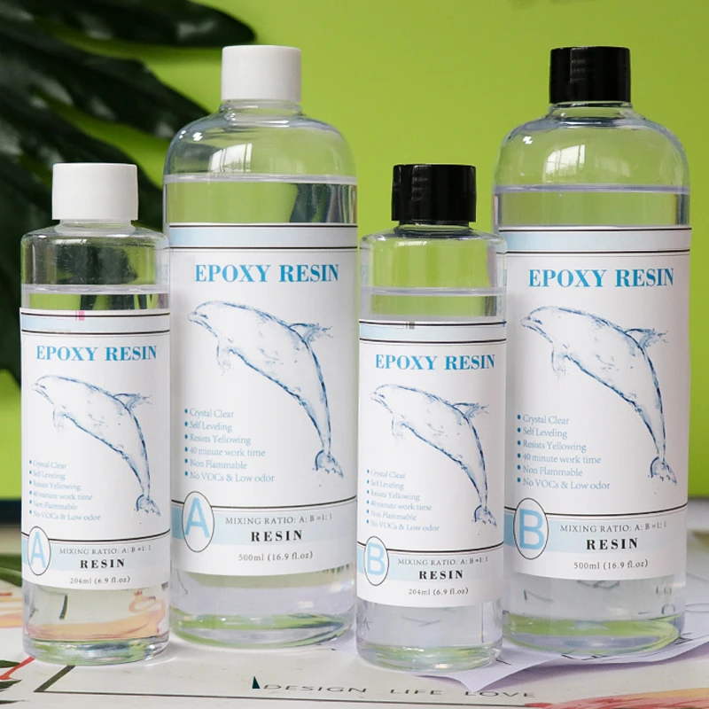 

Resin Epoxy High Adhesive 1:1 AB Epoxy Hardener Crystal Glue for DIY Resin Jewelry Making Accessories 100g/200g/400g/600g/1000g