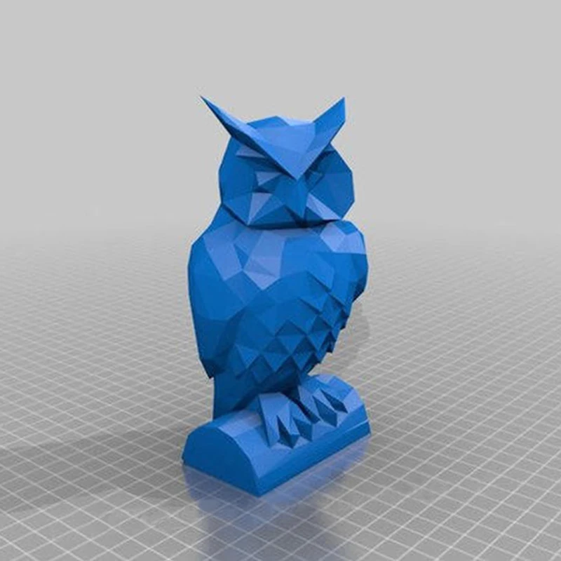 DIY домашнее украшение милая сова Бумажная модель пазл игрушка животное для