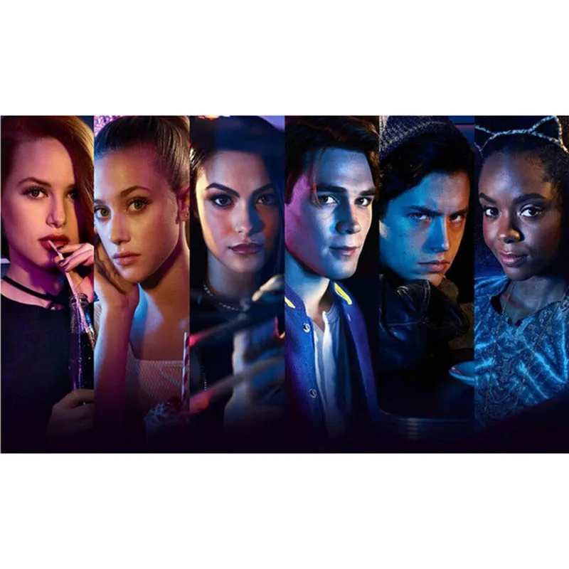 5d Diy Алмазная картина плакат с изображением ривердейла полный квадратный Круглый