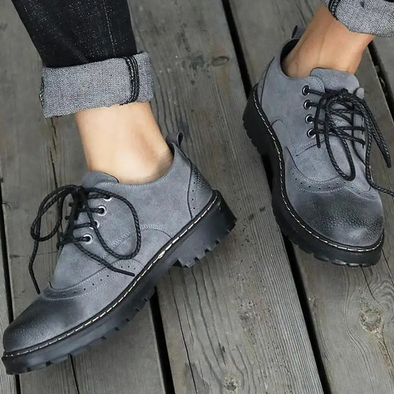 Мужские одноботинки YEELOCA ботильоны в британском стиле на шнуровке Нескользящие