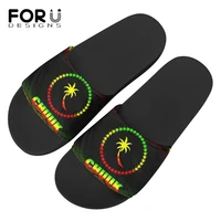 forudesigns new women indoor floor flat shoes polynesian chuuk tribal printed flip flops female slipper comfortable zapatilla