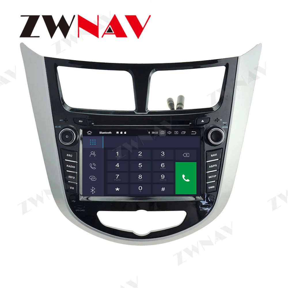 

Carplay For Hyundai Accent Verna 2010 2011 2012 Android 10 Multimedia Player GPS Navi Auto Audio Stereo Radio Recorder Head Unit