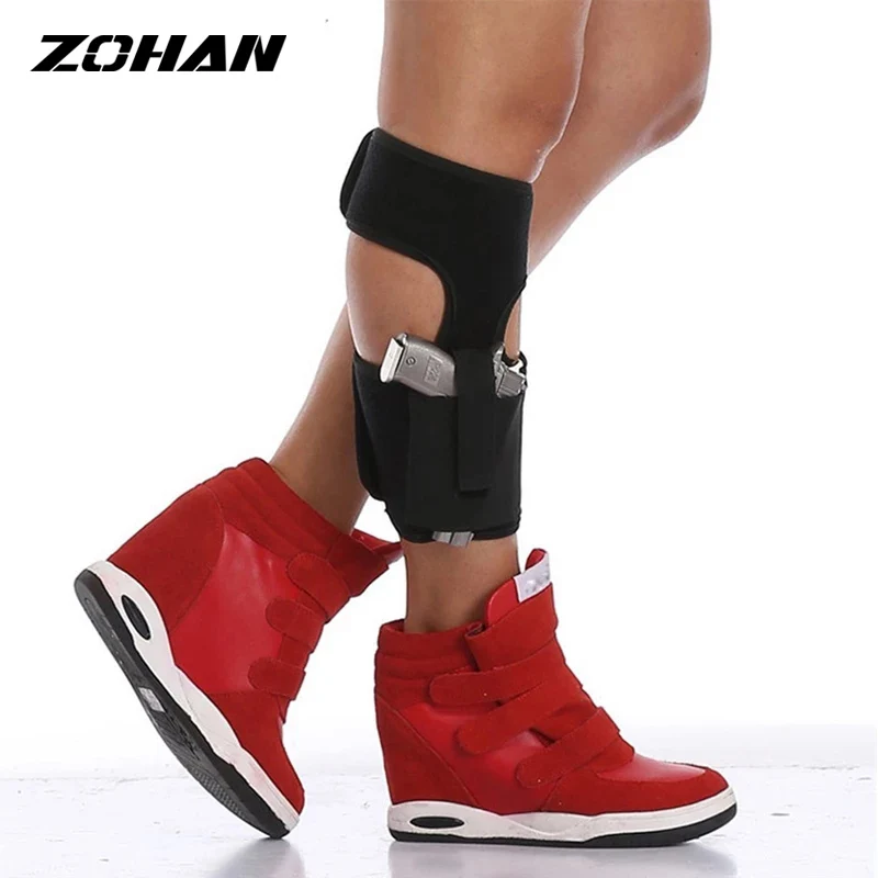 Тактическая кобура с ремешком на щиколотке для пистолета Glock скрытый карман ног