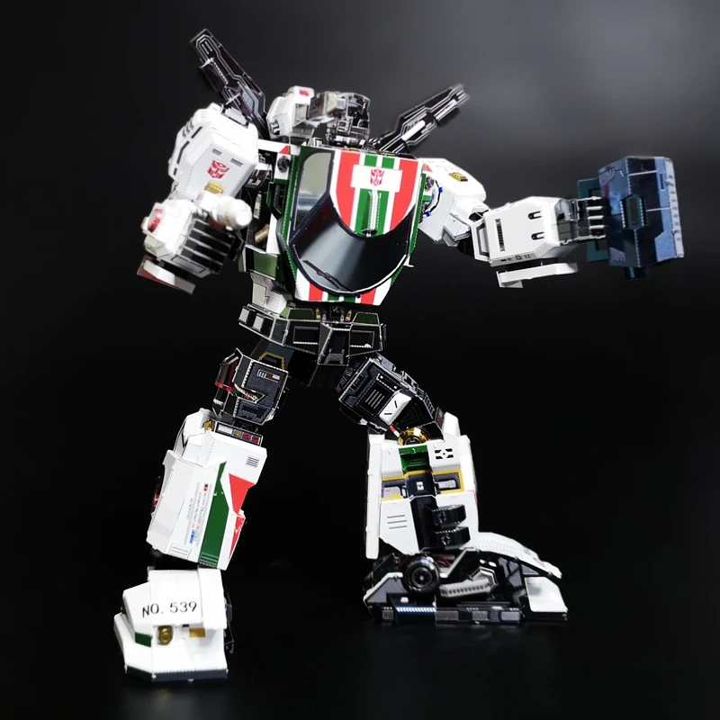 MU 3D металлическая головоломка Wheeljack G1 сменные детали DIY сборка лазерная резка