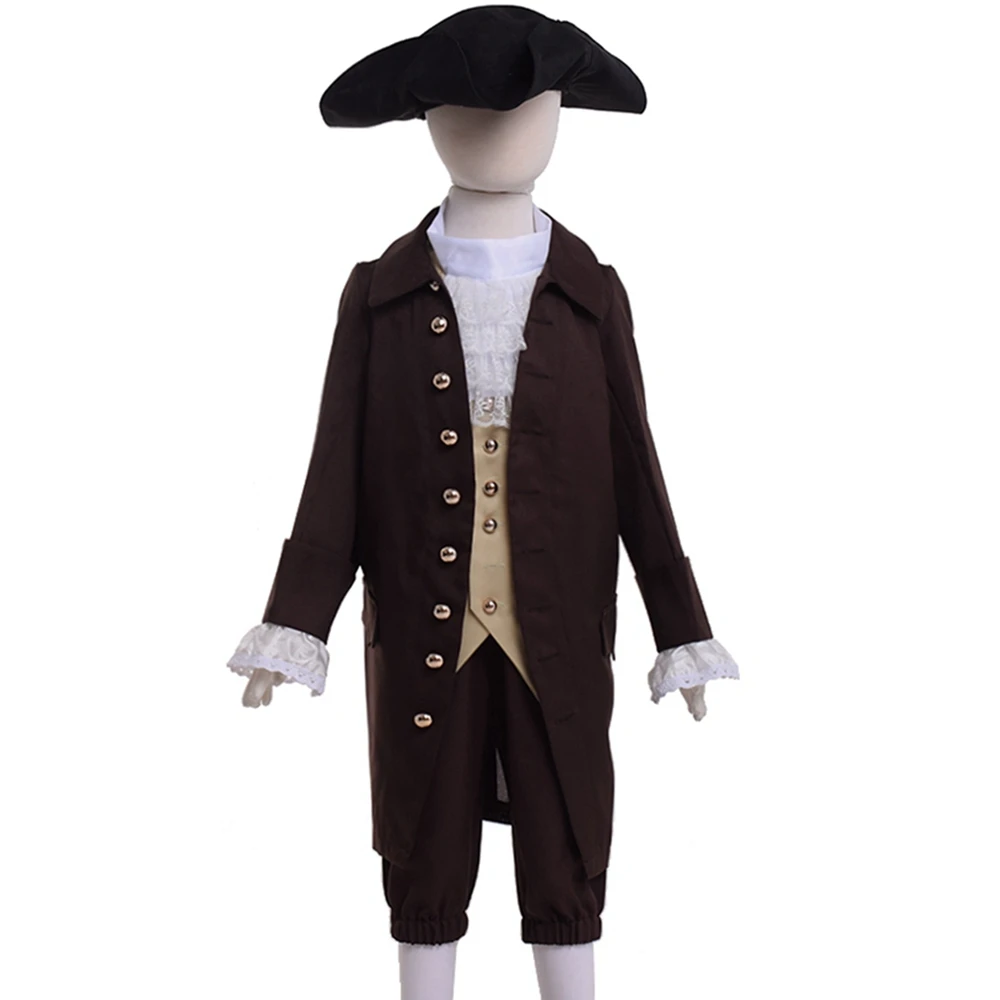 Детские Мальчики семейный Хэллоуин средневековый Карнавал косплей |