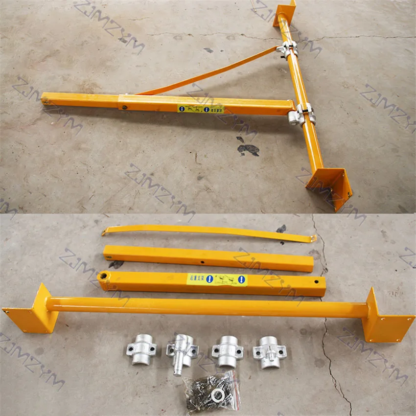 Electric Hoist Small Crane 220V 510W 200KG Small Lifting Machine Wall Fixing Bracket Multi-Functional Household Indoor Hoist