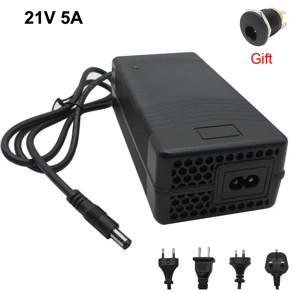Carregador de Bateria de Lítio para Ferramenta Chave de Fenda Elétrica 5s Li-ion 18650 Portátil Alto-falante Carregador dc Porto 21v 5a 21v5a 18.5v