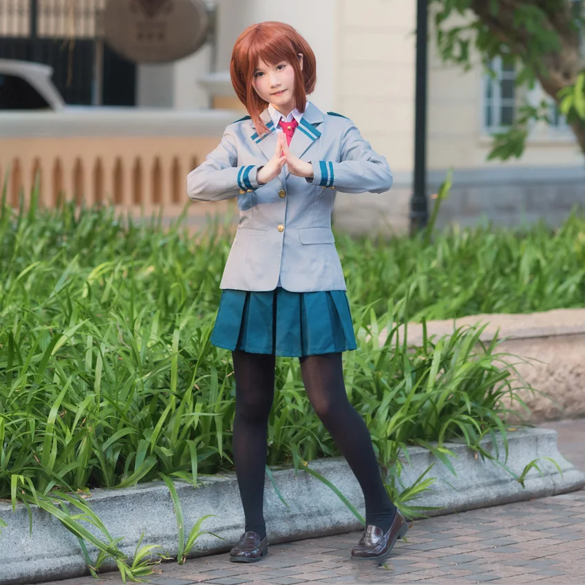Comic-Con Аниме Boku No Hero Academy школьная форма Женская юбка Midoriya izku Bakugou кацуки OCHACO URARAKA костюмы для косплея