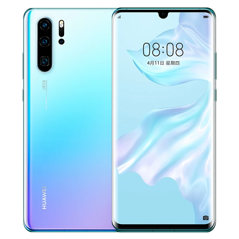 DHL, быстрая, HuaWei P30 Pro, мобильный телефон Kirin 980, Android 9,1, 6,47 дюймов, 2340X1080, 8 Гб ram, 512 ГБ rom, МП, NFC, отпечаток пальца, QI