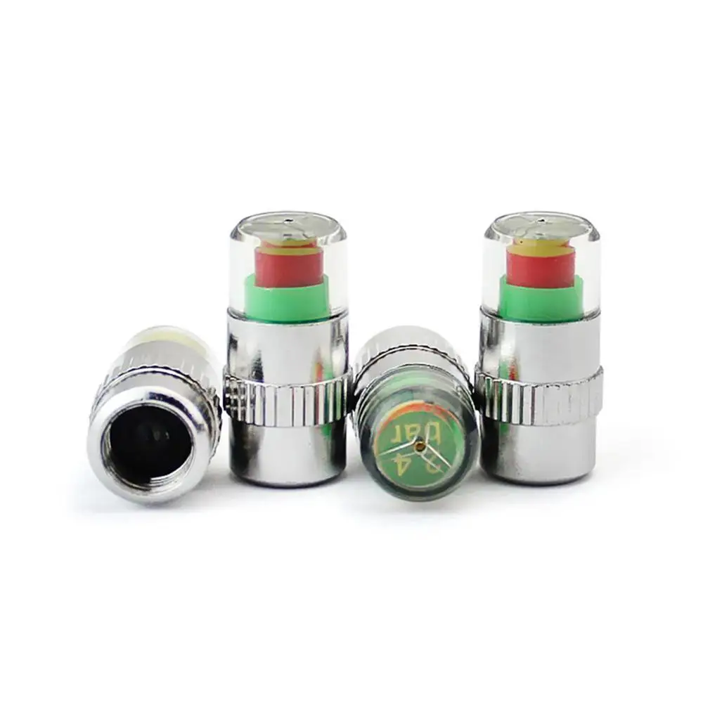 Автомобильный датчик контроля давления в шинах 4 шт.|Стержни и колпачки клапана| |