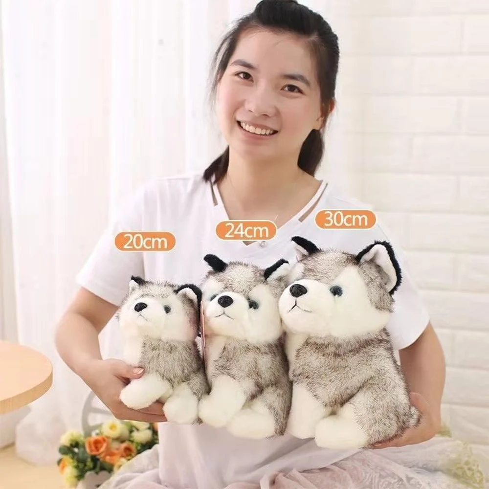

Simulation Bichon Frise Husky Dog Plush Toy Stuffed Lifelike Pomeranian Dog Puppy Toys Home Decor Kids Birthday Gift