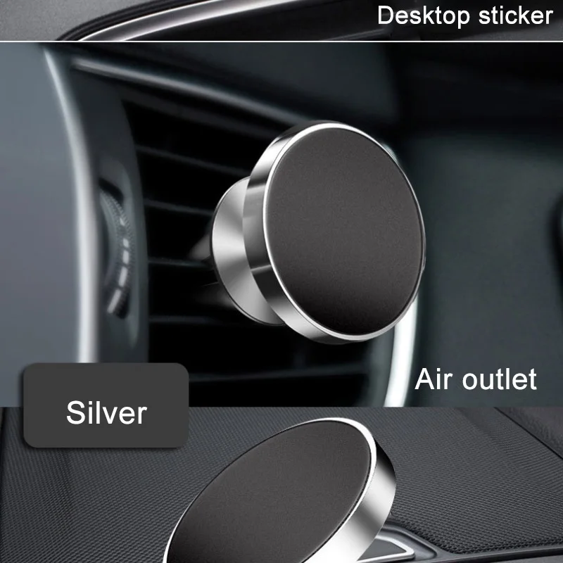 Universal Car Phone Holder 360 Degree Magnetic Air Vent Mount Mobile Smartphone Stand Magnet Support Cell Cellphone in Car GPS