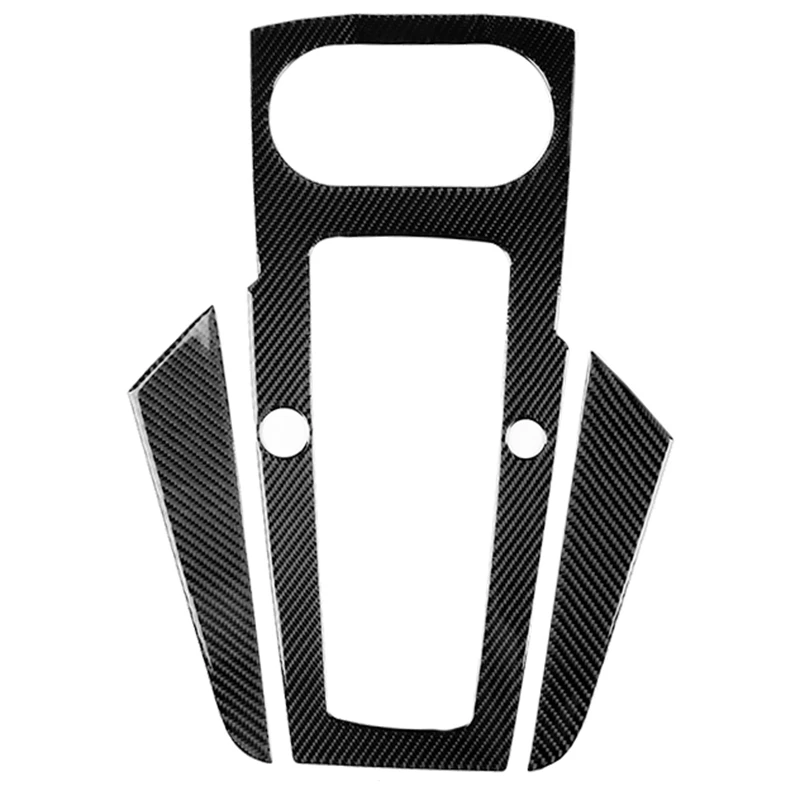 3 шт. аксессуары для салона автомобиля из углеродного волокна ручка переключения