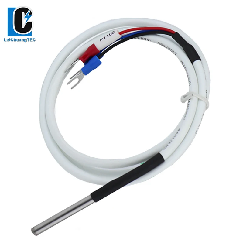 PT100 platinum thermistor high precision temperature probe moisture proof air sensor for cold storage | Инструменты
