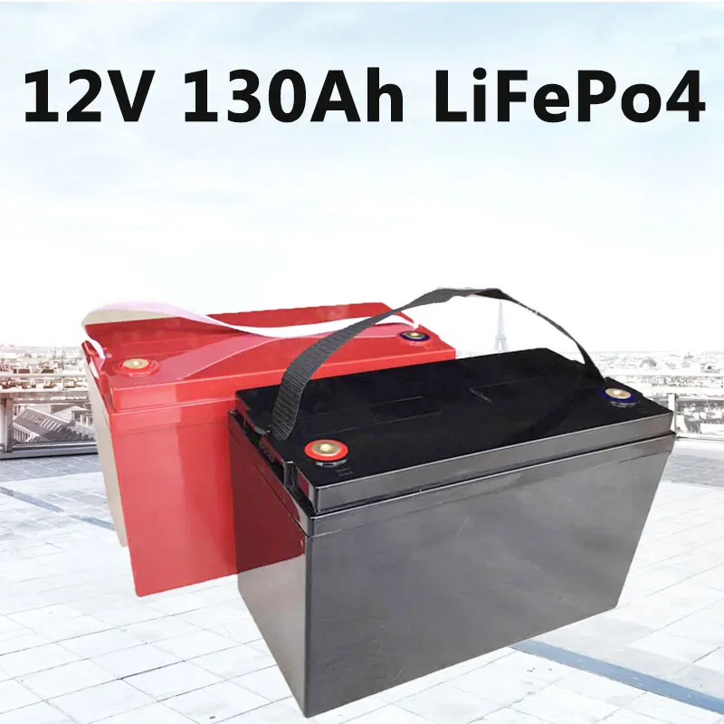 12V 130Ah 100Ah 150Ah LiFepo4 литий-ионная аккумуляторная батарея для зарядки Ноута и сотового телефона гольф-кары, RV жилого автофургона autocaravnas аккумулирования энергии+ 10A зарядное устройство