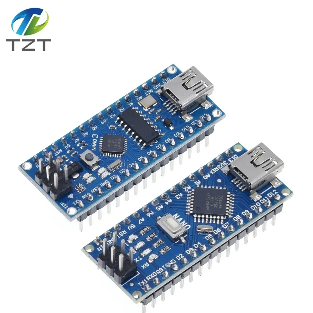 Nano Mini USB с Загрузчиком совместимый для Arduino Nano 3,0 контроллер CH340 USB драйвер 16 МГц Nano v3.0 ATMEGA328P