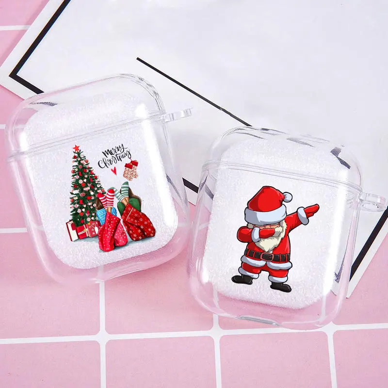 

Fashion Girl Soft Cases For Apple Airpods 3 1 2 Protective Bluetooth Wireless Earphone For Airpods Pro Santa Claus Moose Cover