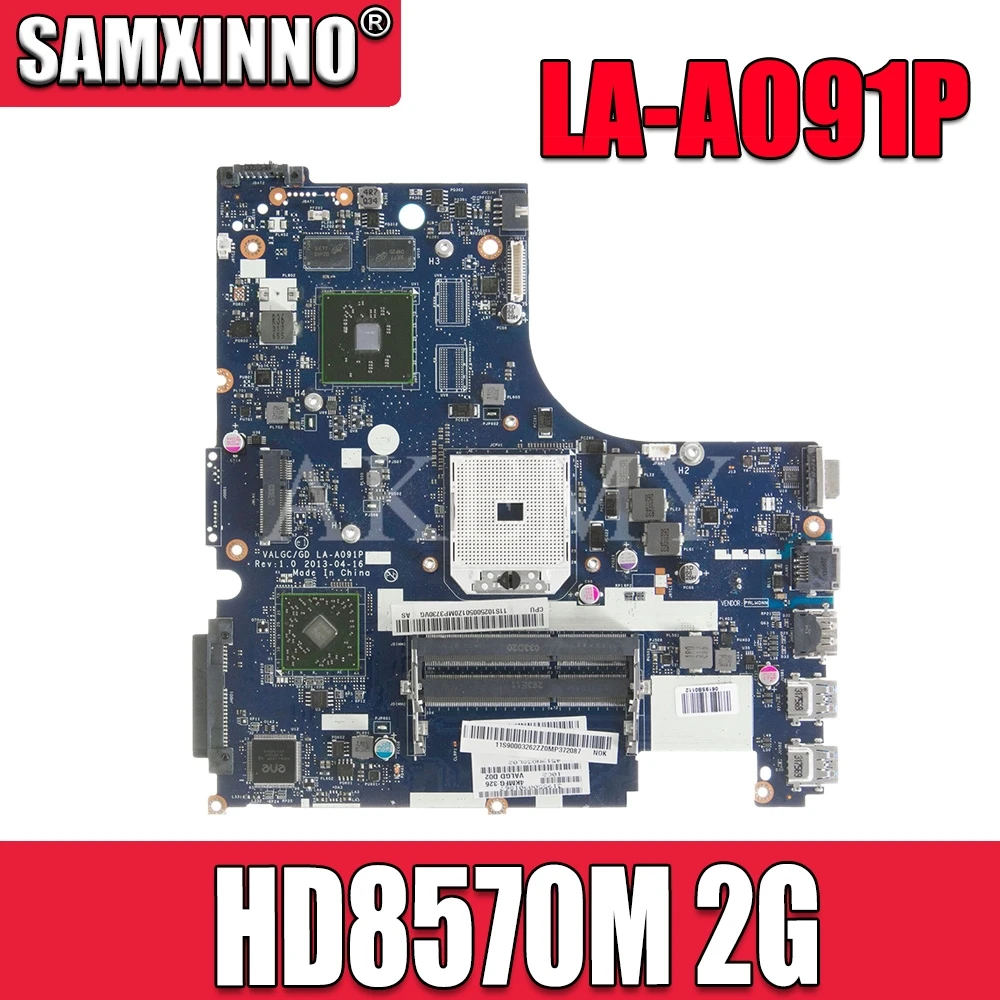 Akemy VALGC/GD LA A091P материнская плата для For Lenovo G505S Z505 Laotop с HD 8450G 8570M 2G|Материнские платы|