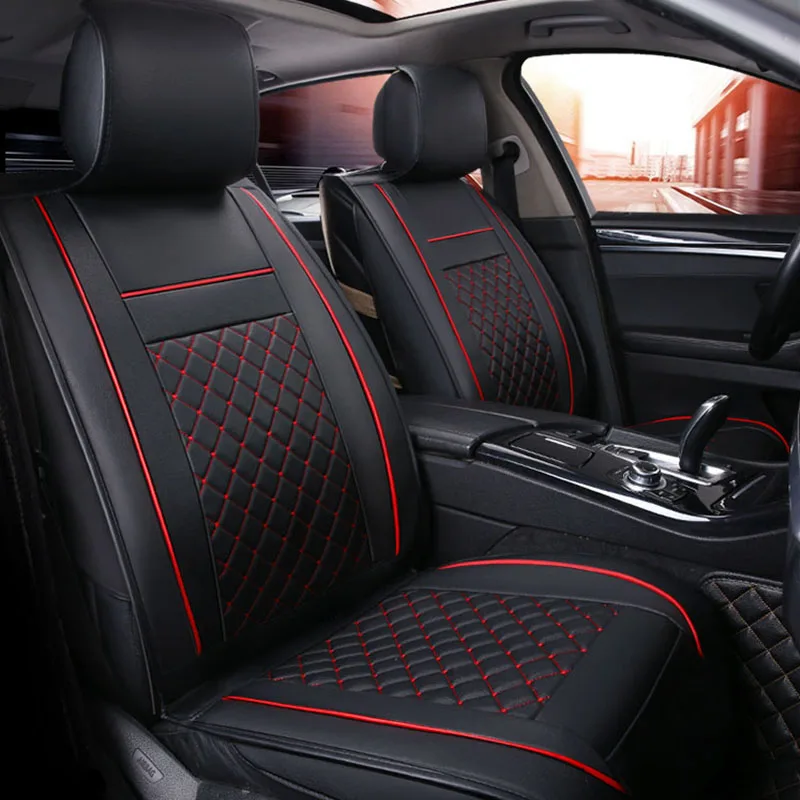 Набор чехлов для автомобильных сидений универсальные подушки из искусственной