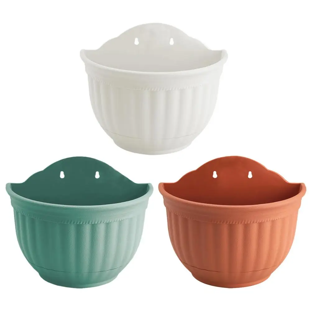 Полукруглый цветочный горшок садовый для комнатных растений текстурная стена из