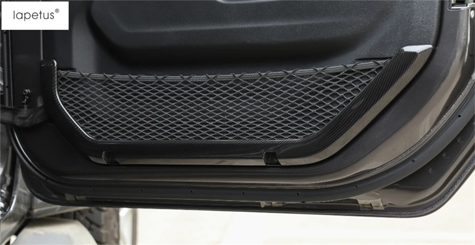 Lapetus аксессуары для Jeep Wrangler JL 2/4 двери внутренняя дверная ручка подлокотники литейный Ящик Контейнер для хранения чистая молдинг крышки