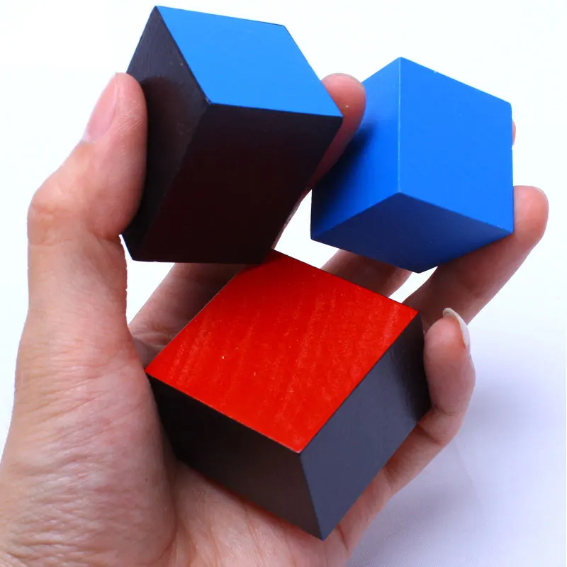 Деревянный биномиальный куб Монтессори математические игрушки для детей