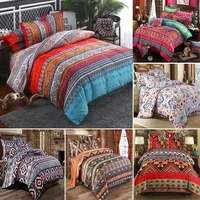 3pcs polyester duvet cover set duvet cover with pillowcases without filler without sheet bohemian printed twin full queen king