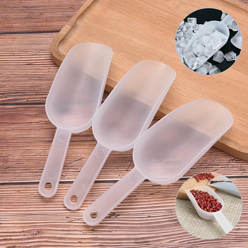 

2Pcs Multifunctional Plastic Flour Spoon Ice Measuring Scoop Baking Kitchen To