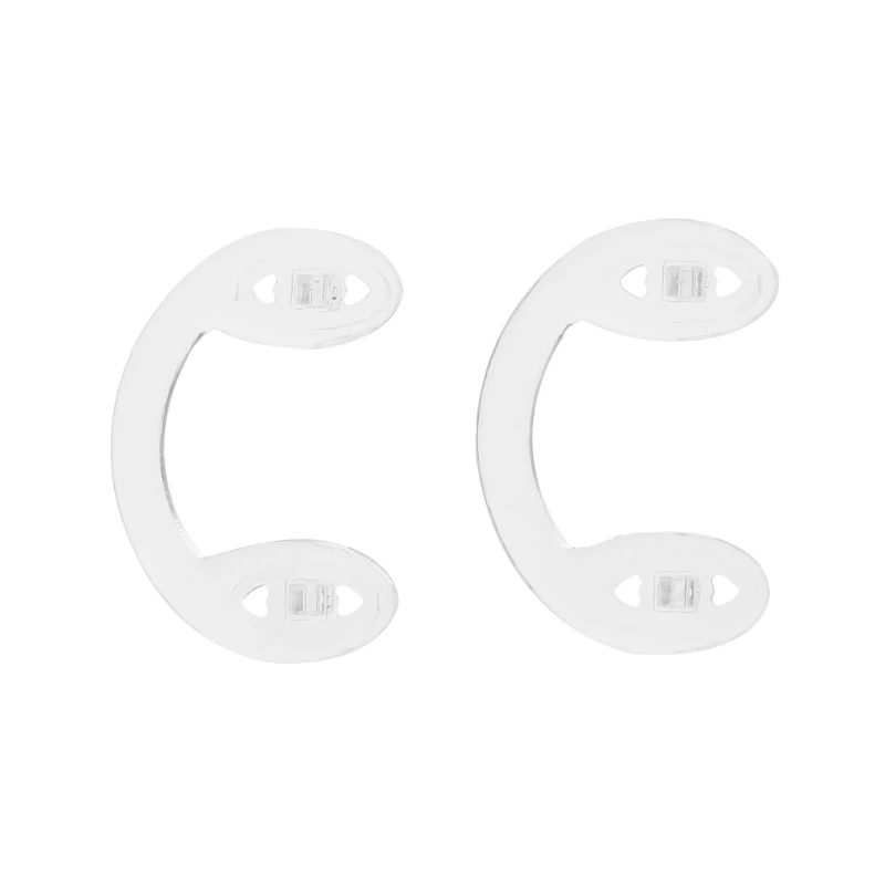 

652F 2Pcs/Lot U Style Silicone Conjoined Eyeglass Soft Nose Pads For Kids Children