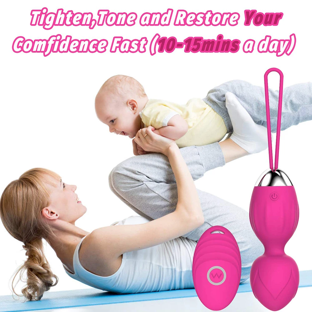 10-скоростной шарик Кегеля с дистанционным управлением вагинальные плотные