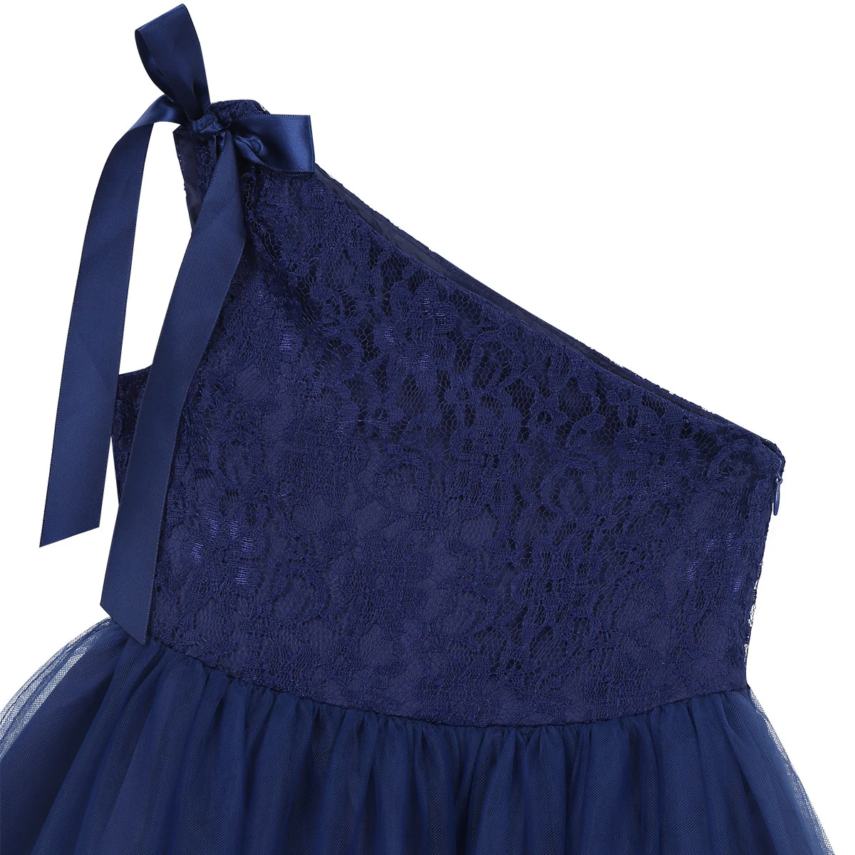 Детское кружевное торжественное платье с цветочной вышивкой фатиновое пачка