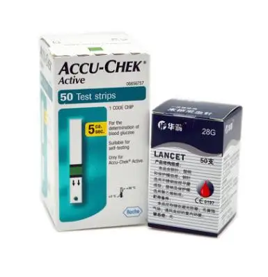 Blood Glucose Meter Diabetes Test Strips 50pcs + Free Lancets For Health Care | Красота и здоровье