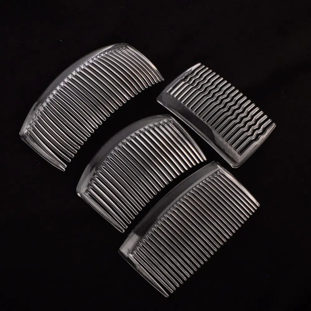 Гребень для волос Женский Пластиковый прозрачный белый 100 шт. | Украшения и