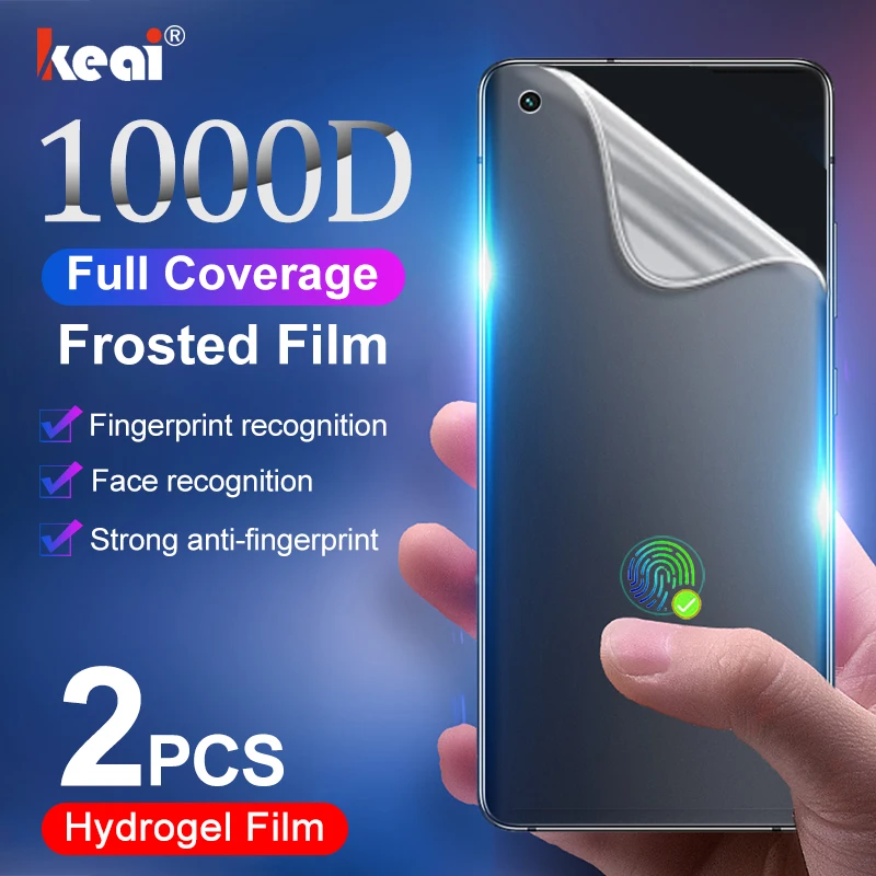 Защитная пленка для Xiaomi Redmi Note 10 9S 9 8 7 Pro 9A 9T матовая Гидрогелевая Mi 10T 11 Ultra Poco X3 M3 F3
