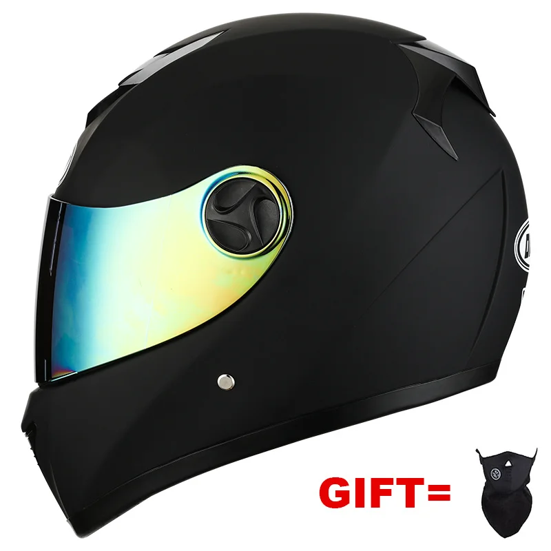 

Free Gift Full Face Motorcycle Helmet With Dual LensRacing S-XL Size Casco Casque Moto Double Lens Visors DOT Approved