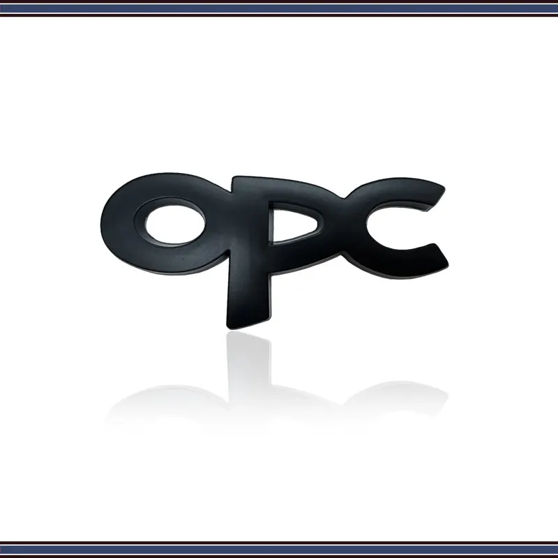 Металлическая 3d-эмблема с логотипом OPC для автомобильного бокового брызговика Opel
