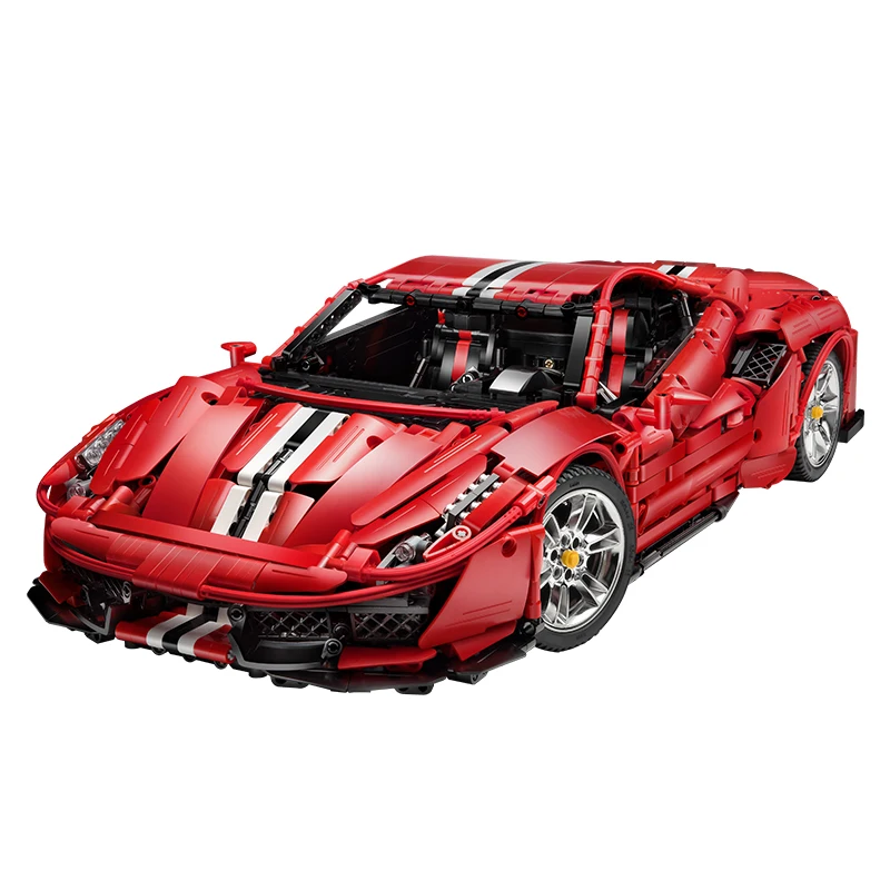 

Cada MOC Technical Master Series Italian Super-Car 488 Racing Car Model Building Blocks Bricks Toy For DIY Christmas
