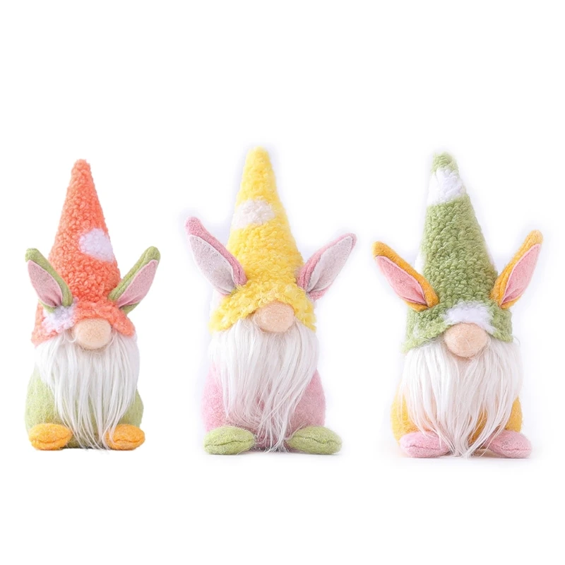 

Easter Bunny Dwarf Decoration Easter Faceless Doll Easter Plush Dwarf Family Party Decoration Children's toys