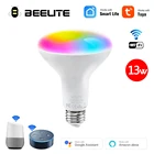 Умная Светодиодная лампа Beelite с Wi-Fi, 13 Вт, E27, волшебная лампа с регулируемой яркостью, 110 В, 220 В, поддержка Alexa, Google Assistant, голосовое управление