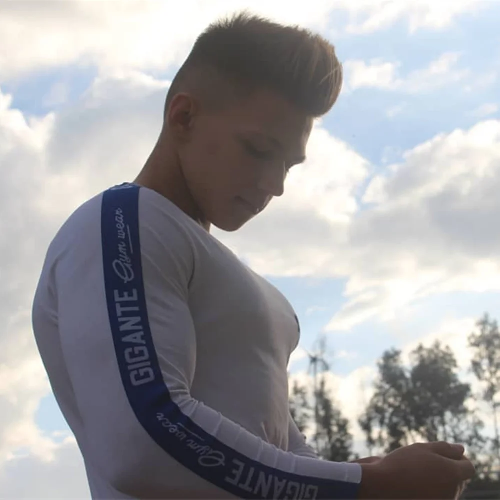 Футболка с длинным рукавом быстросохнущая Спортивная футболка для бега Мужская